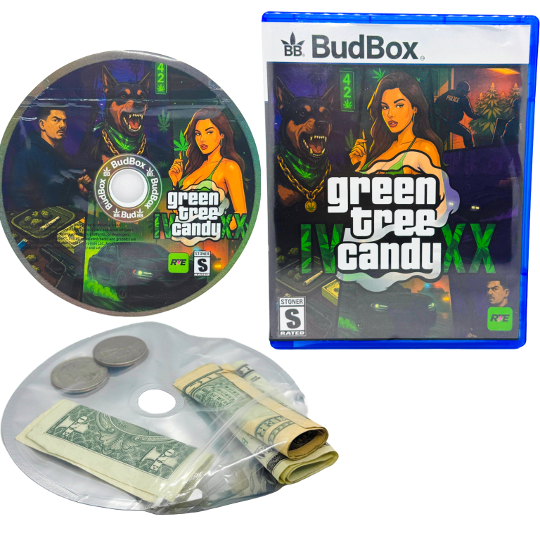 Video game case stash box – Green Tree Candy